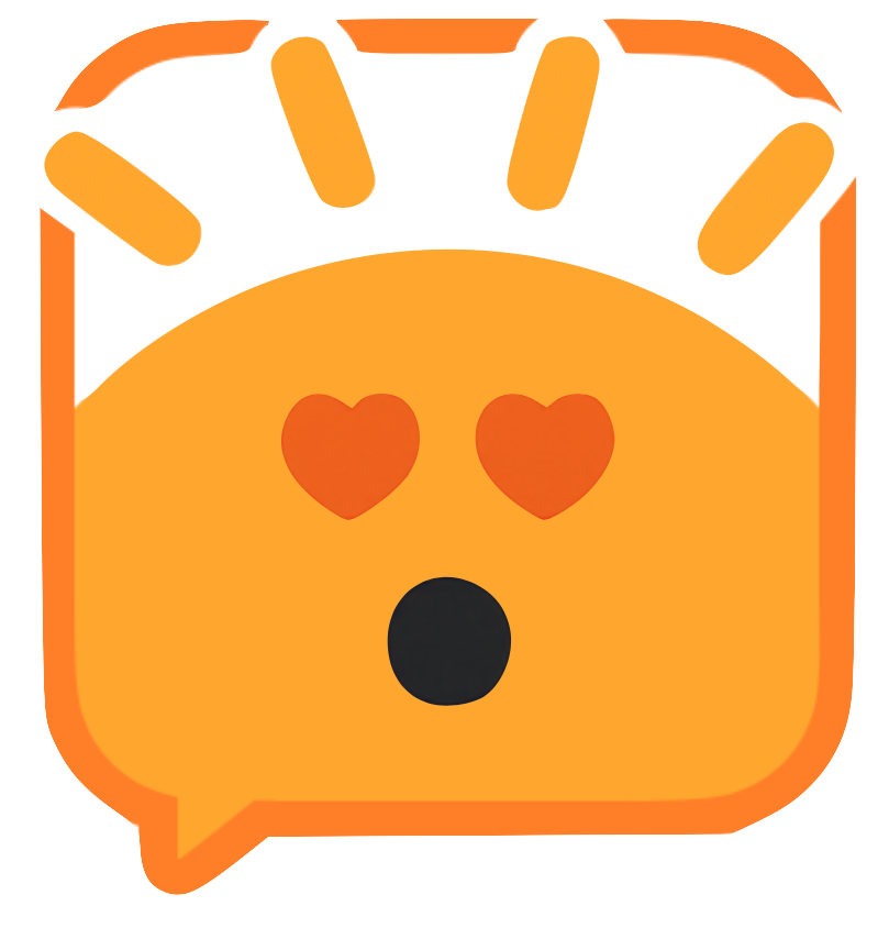 Sunny buddy with heart eyes